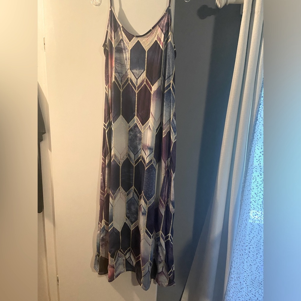 Beautiful NWOT tank maxi dress size XL